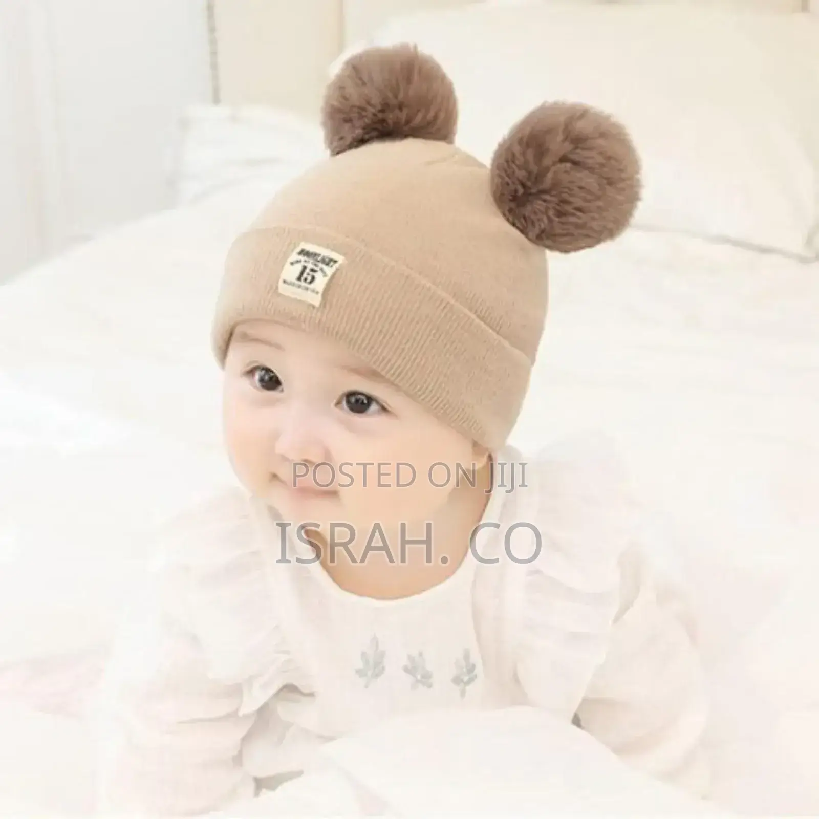 2 Pcs Cotton Baby Girls Boys Warm Knit Hat And Scarf Set