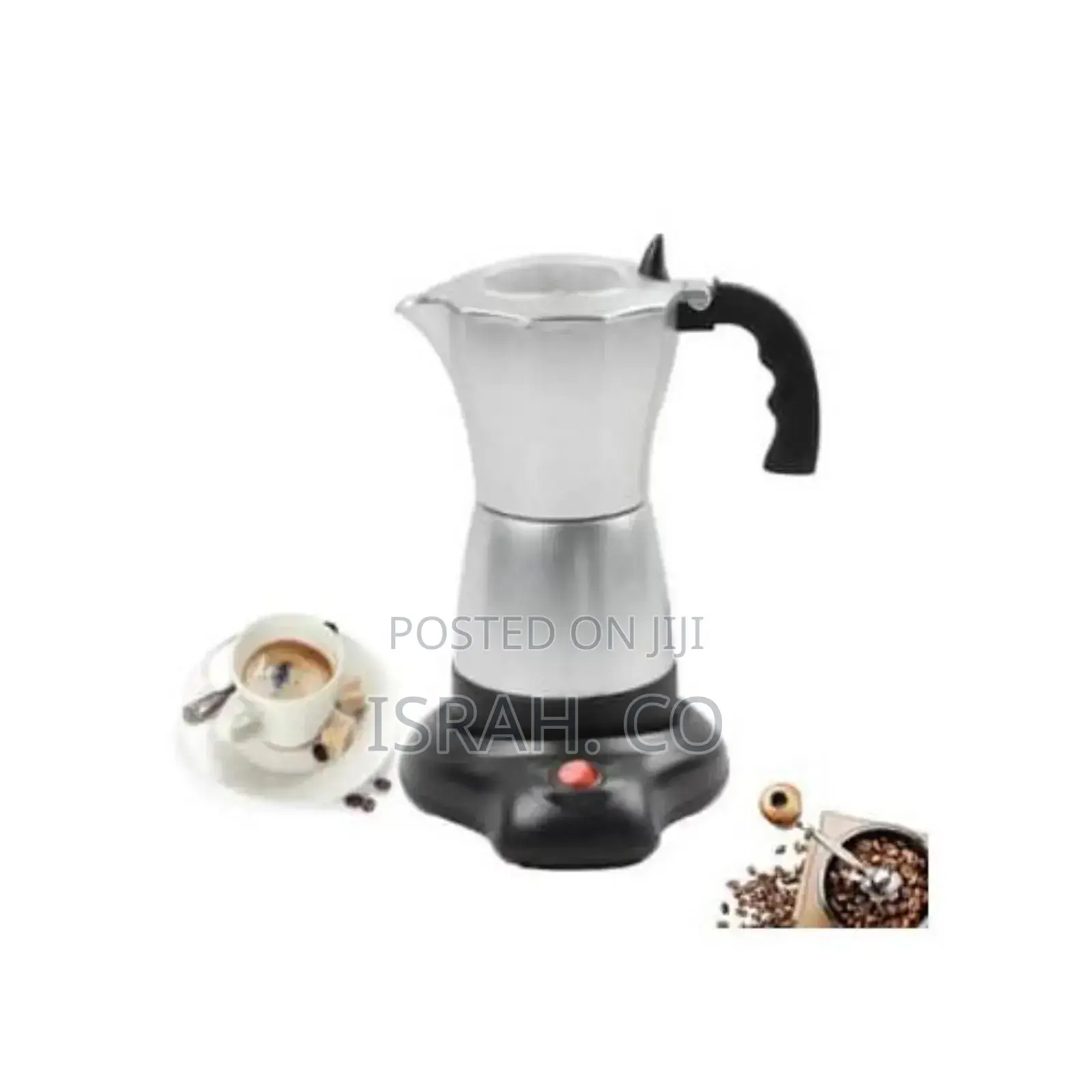 6 Cups, Electric Moca Pot Small, Italian Coffee Maker,300 Ml