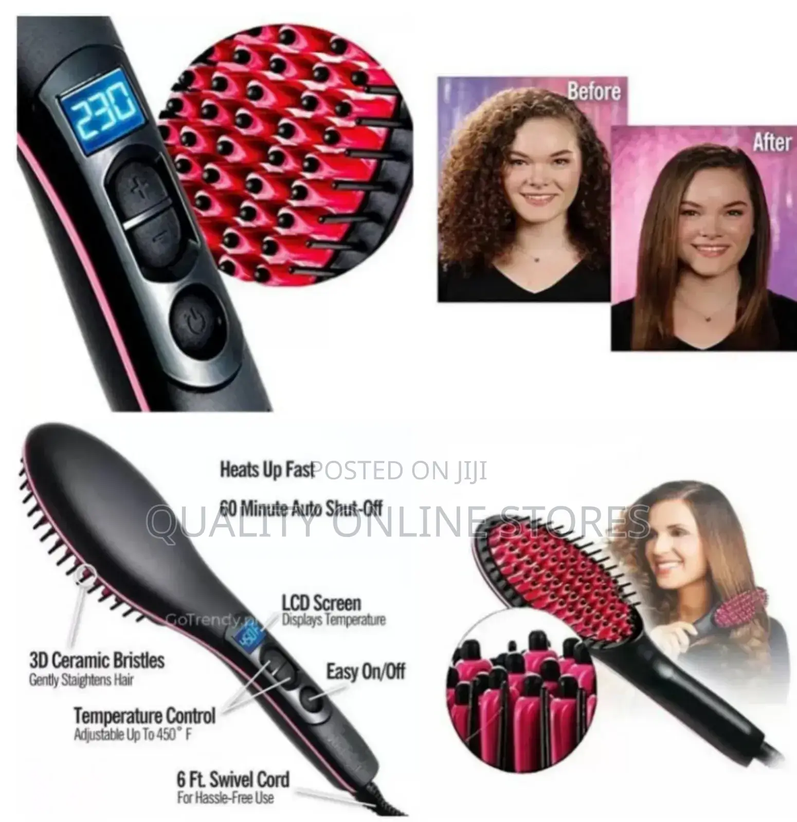 Electric Straightener Brush