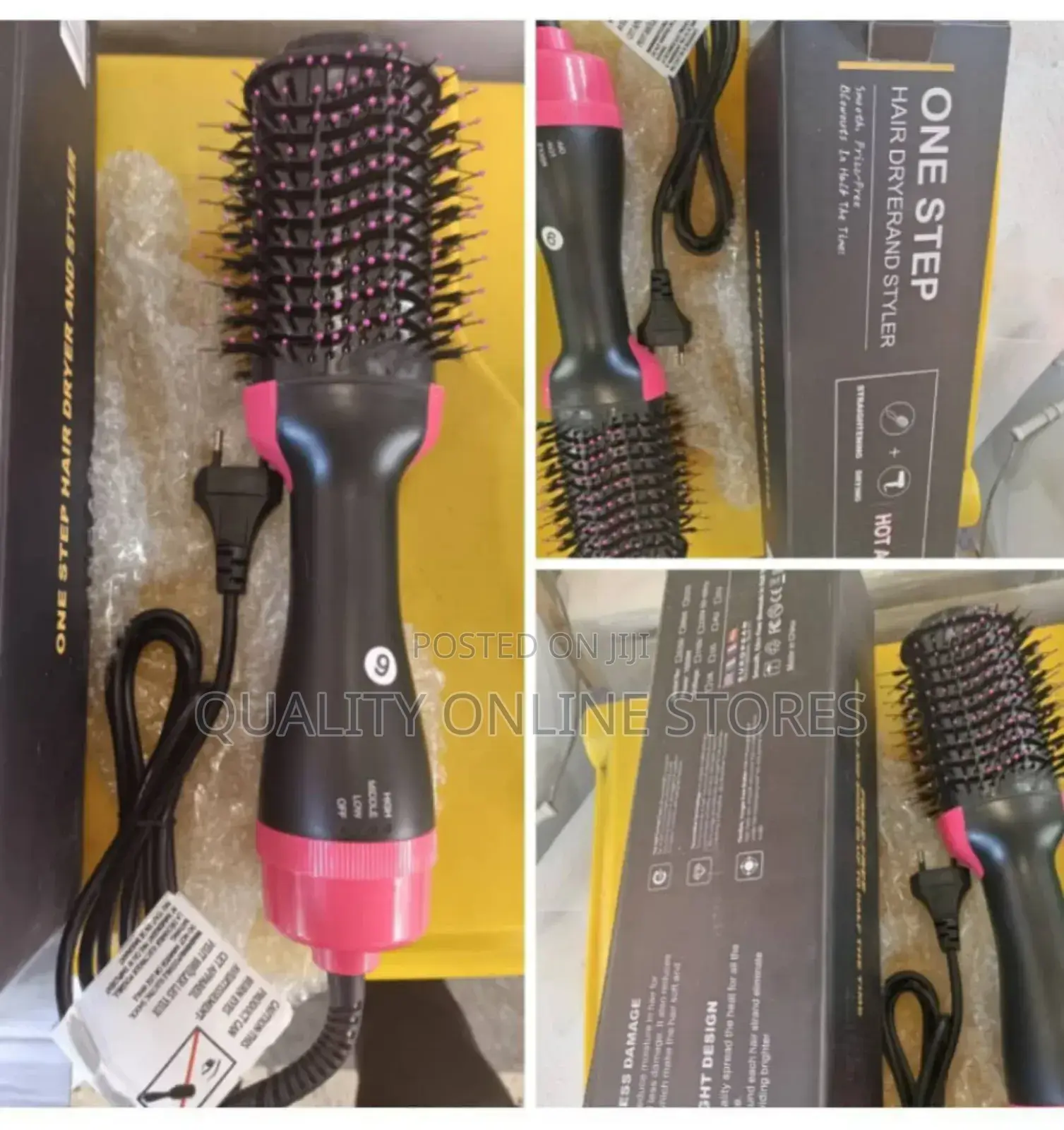 One Step Hair Straightener Brush