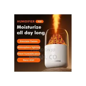 Mini Volcano Humidifier, 300ml Small Cool Mist Humidifier,