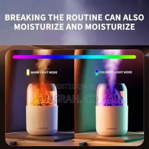 Mini Volcano Humidifier, 300ml Small Cool Mist Humidifier,