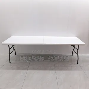 Portable Plasticfolding Table 240cm for Parties/Dining