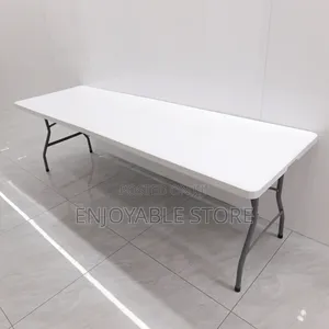 Portable Plasticfolding Table 240cm for Parties/Dining