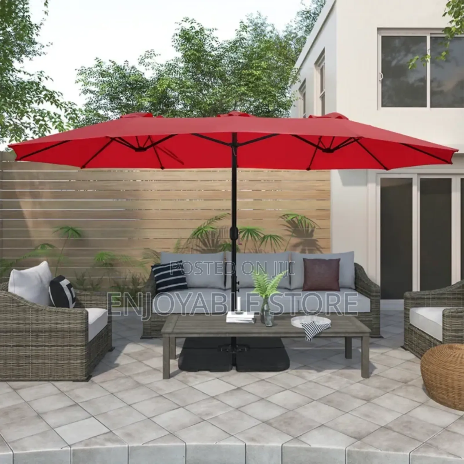 Outdoor Garden Umbrella Double Sided