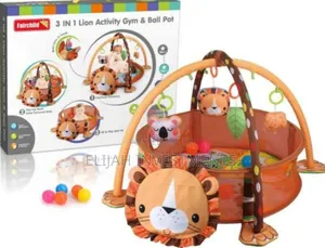 Classy 3 in 1 Lion Activity Gym and Ball Pot