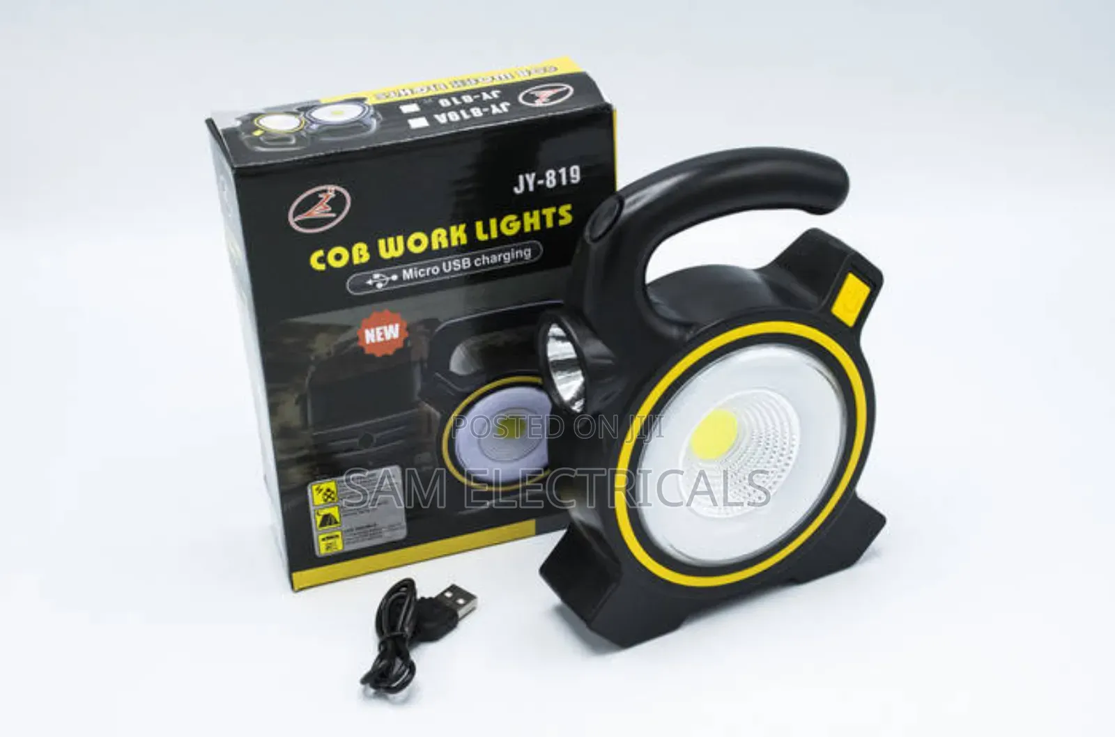 Cob Work Lights Rechargeable Lights