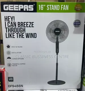 Geepas Strong and Durable Stand Fan