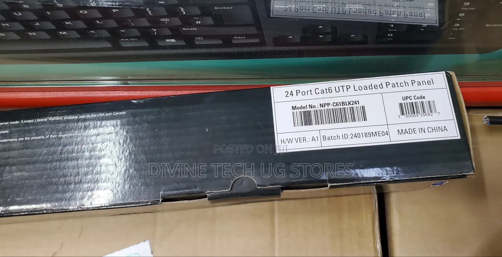 D Link Unshielded Patch Panel , 24 Port Full-Loaded