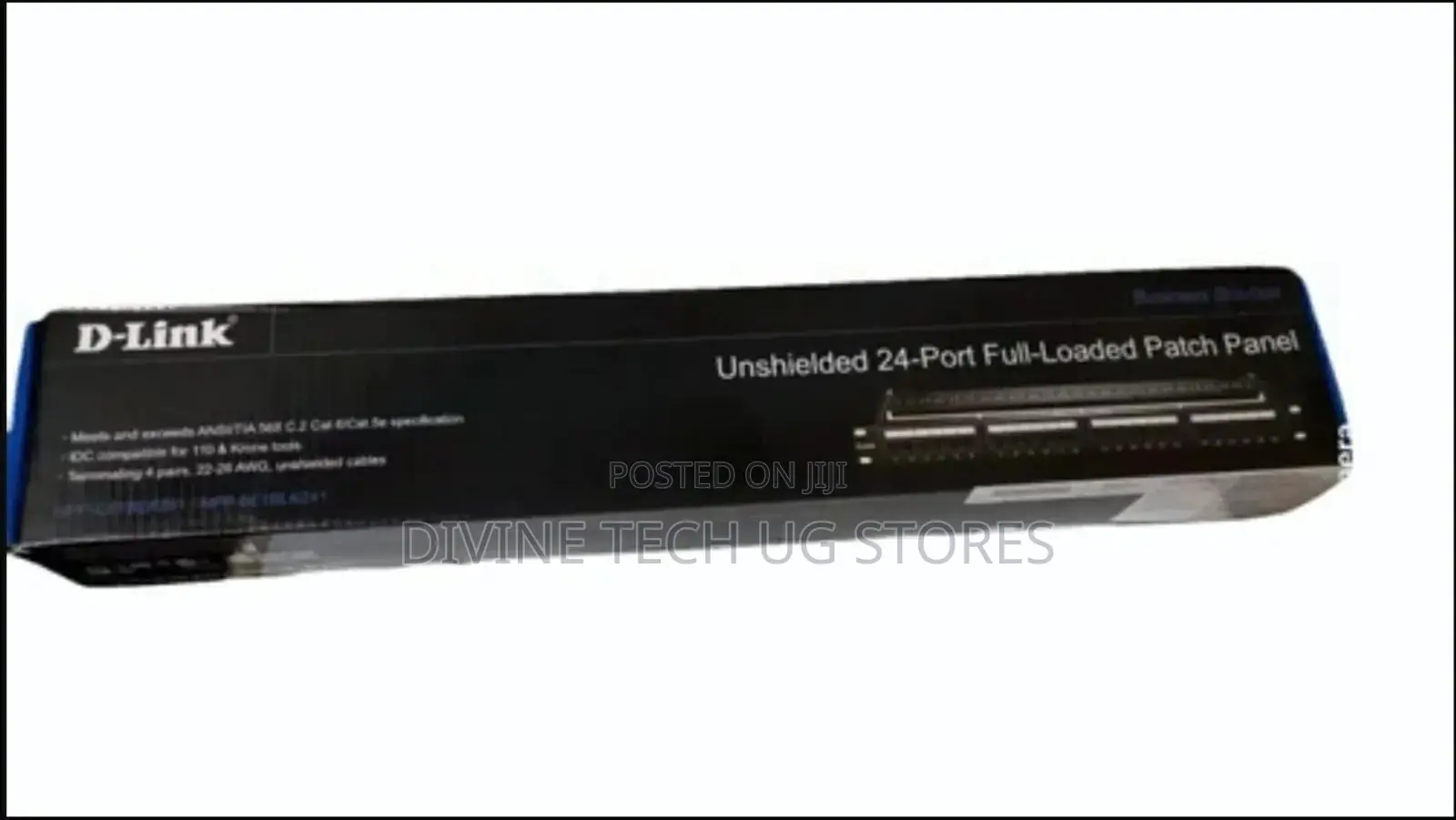 D Link Unshielded Patch Panel , 24 Port Full-Loaded