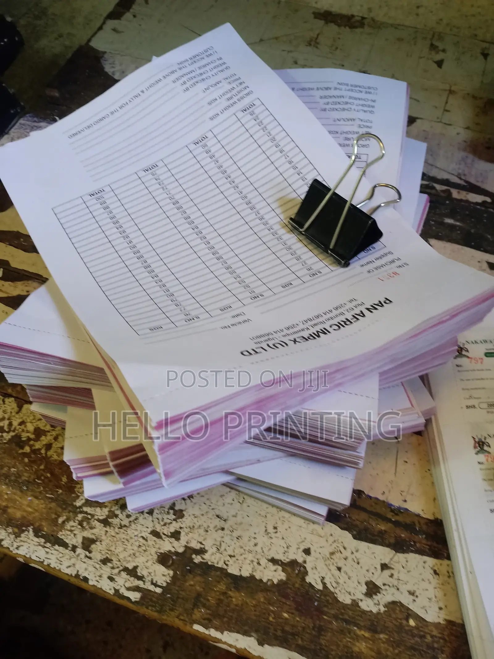 Printing of Triplicated Books