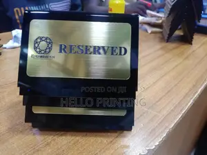 Branded Table Lables