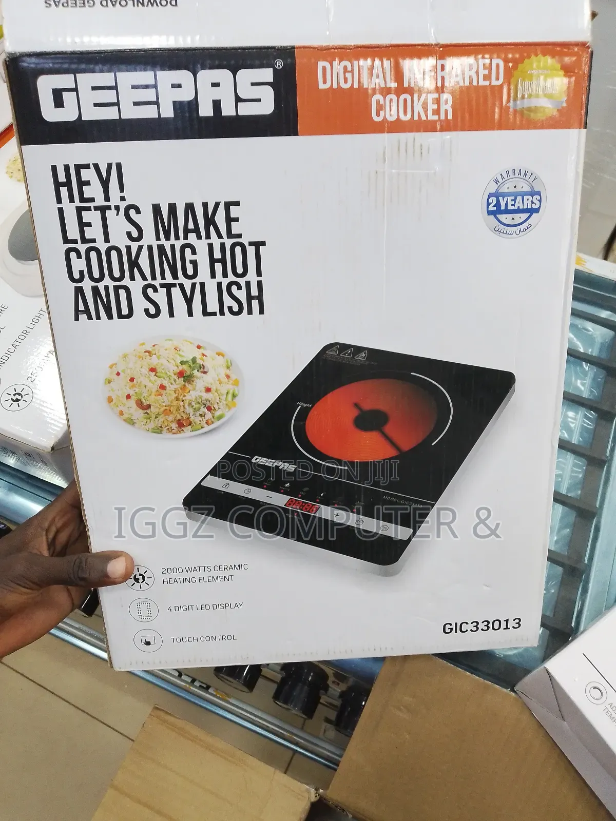 Geepas Digital Infrared Cooker