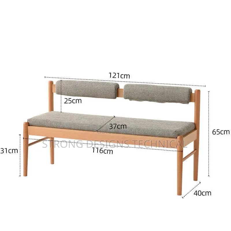 2 Seater Bench Balcony Lounge Chair