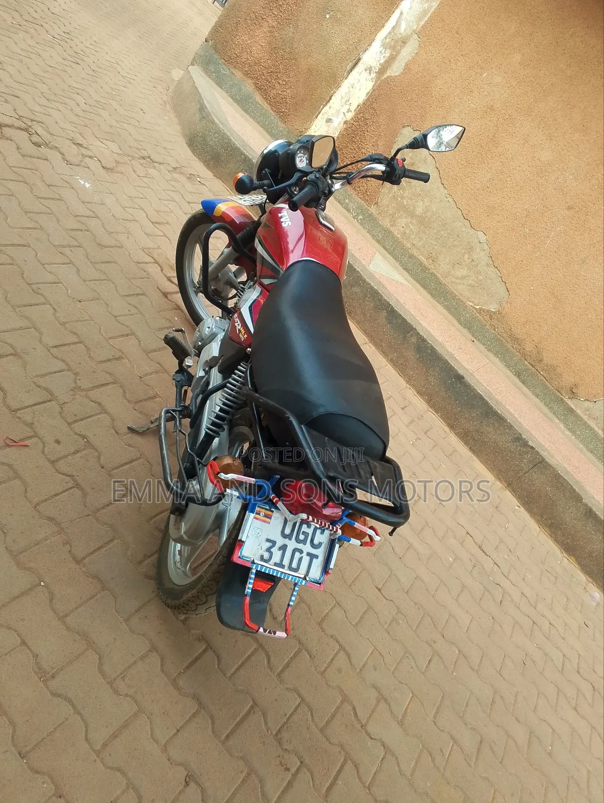 TVS HLX 125 2024 Red