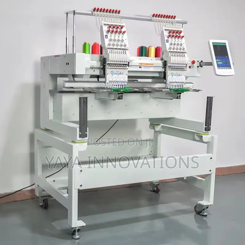 2 Head Multifunctional High Speed Embroidery Machine