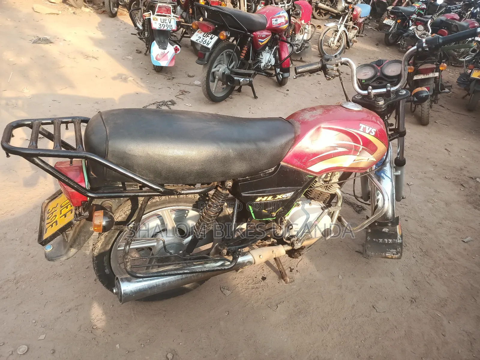 TVS XL 100 2017 Red