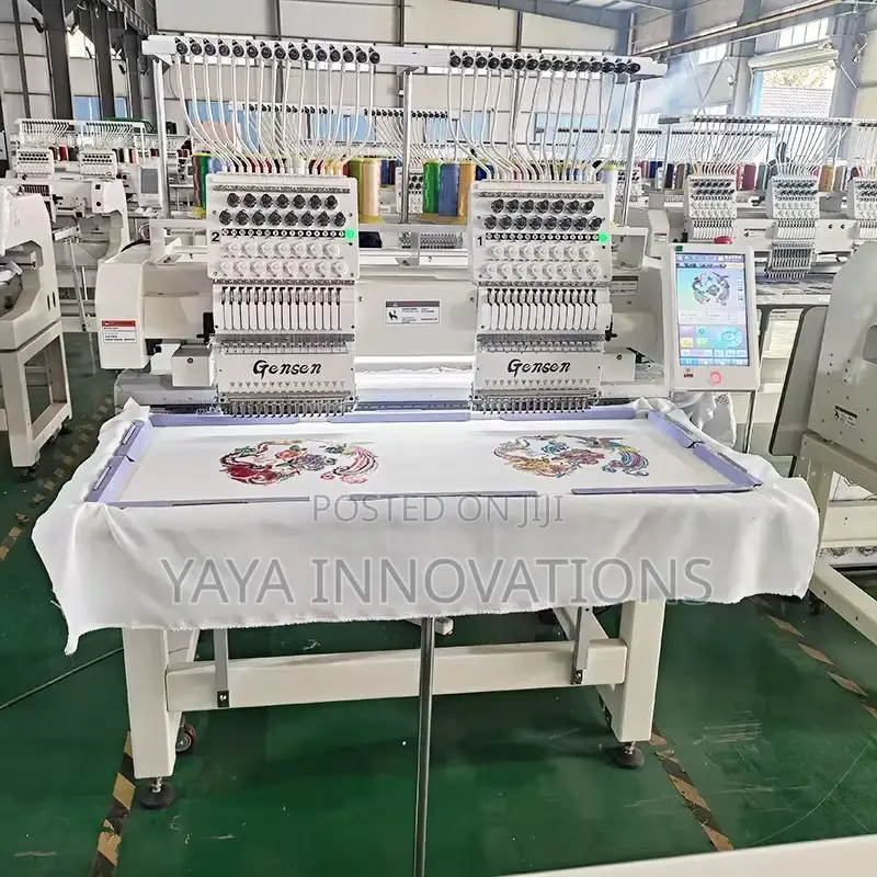 Embroidery Machine 2 Head 9 Colors