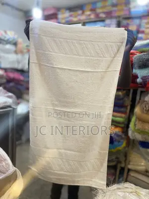 Plain White Saloon Towel