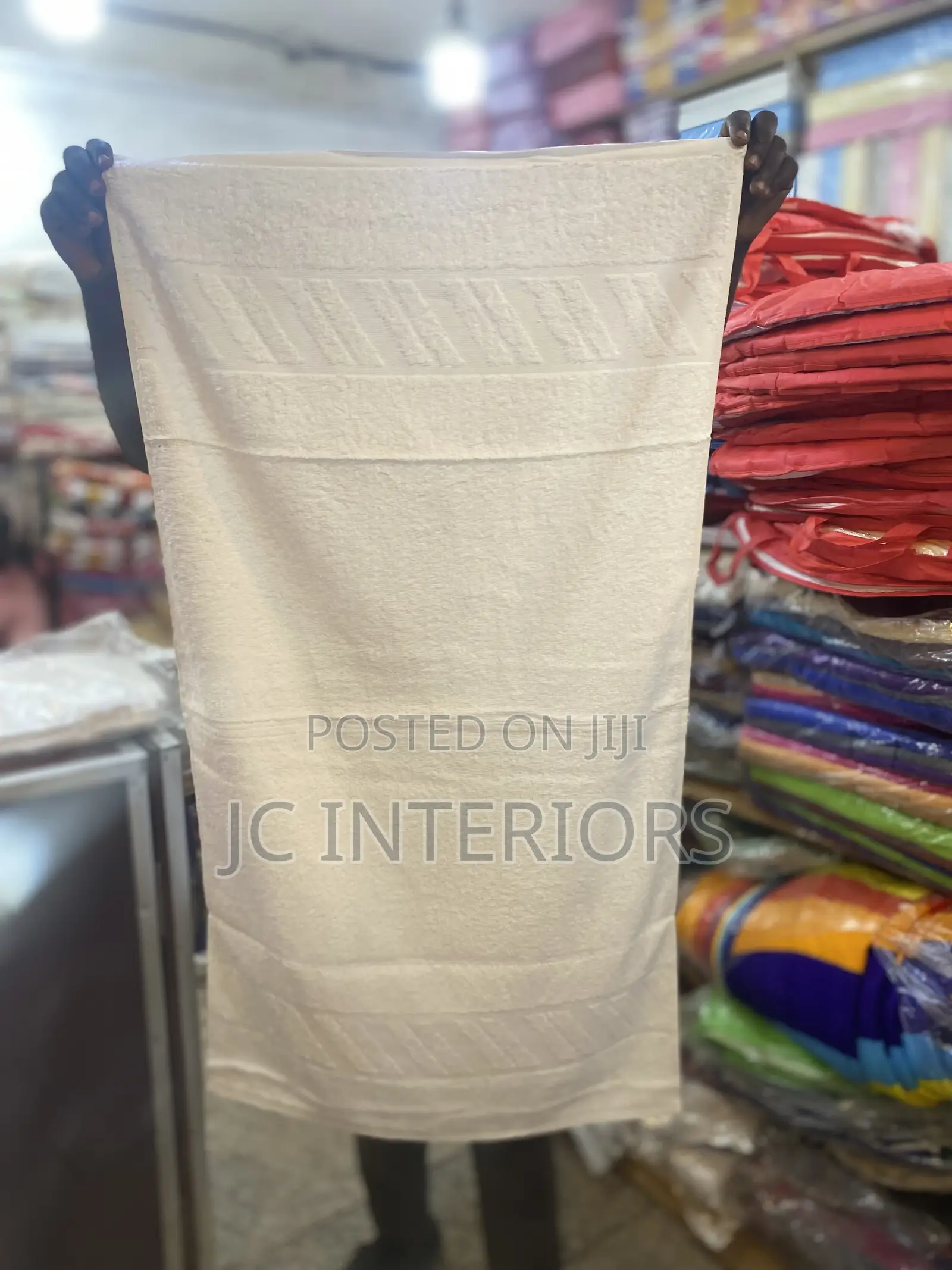 Plain White Saloon Towel
