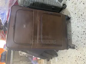 Dark Brown Leather Suitcases