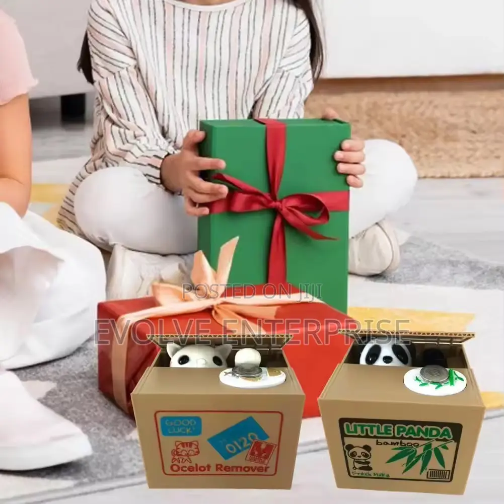 Piggy Bank Automatic Stealing Money Coin Bank