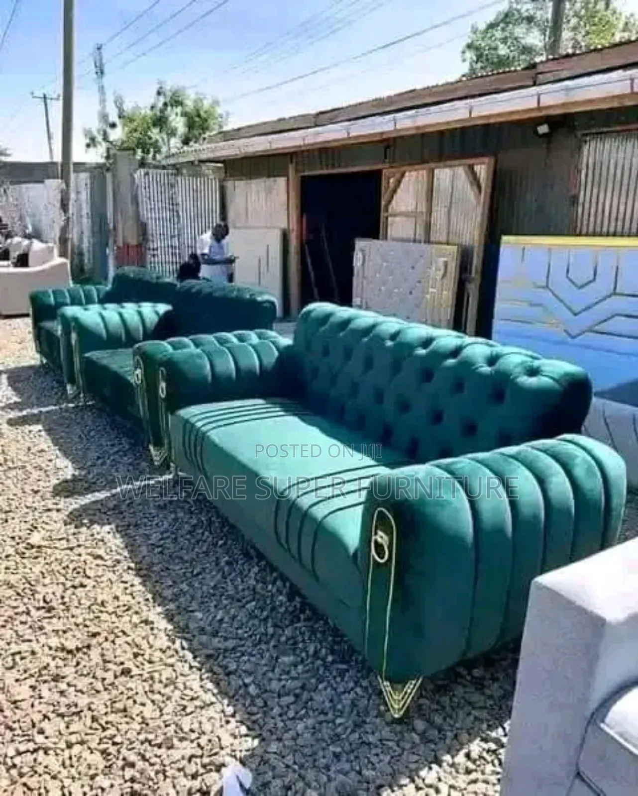 Light Heavy Green Chairs