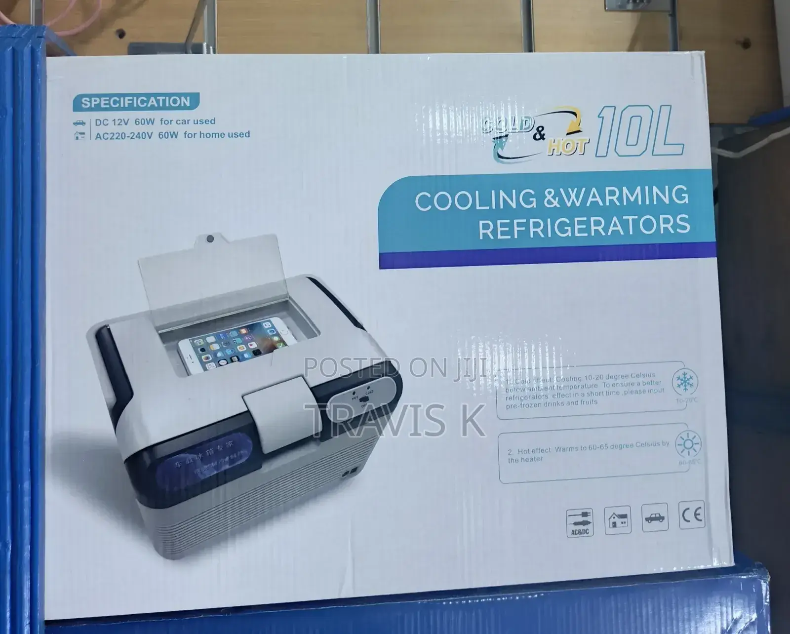 10l Mini Car Refrigerator