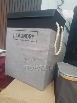 Fabric Laundry Basket With Lid