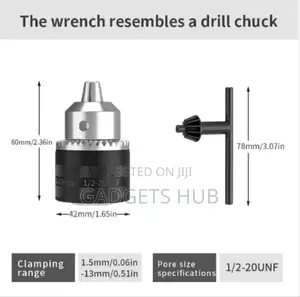 Drill Chuck Wrench to Electric Drill Tool