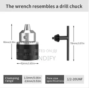 Drill Chuck Wrench to Electric Drill Tool
