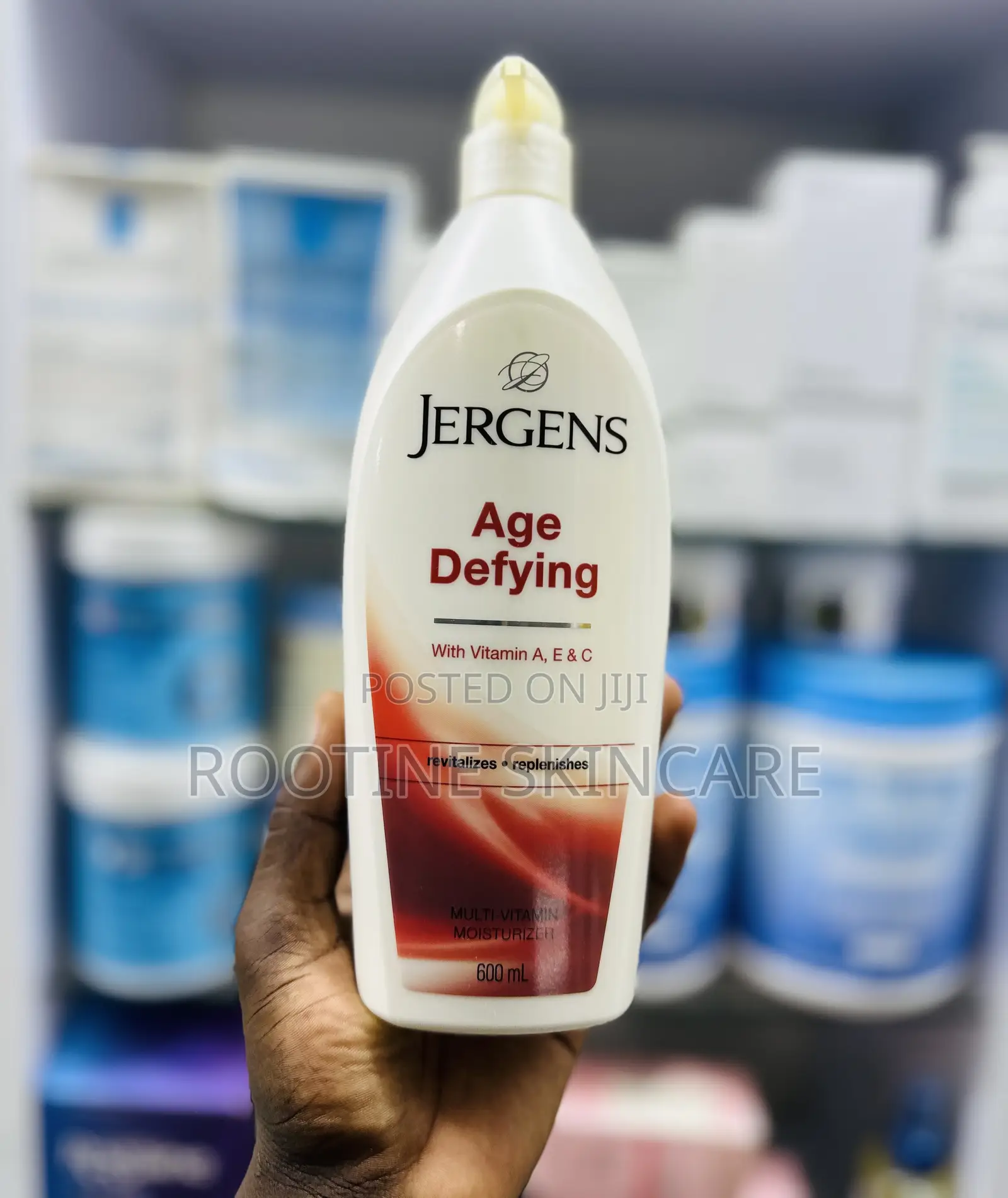 Jergens Age Defying With Vitamin A, E C Body Lotion 600mls