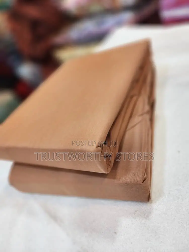 6pcs Plain Fitted Bedsheets With 4 Pillowcases - Cotton