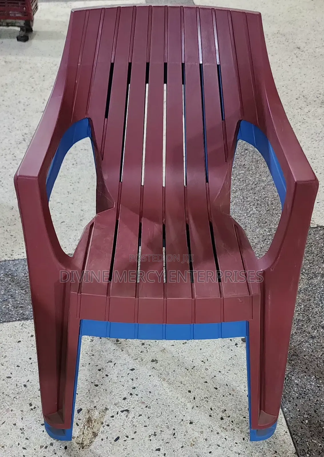 Armed Chair With Sripes