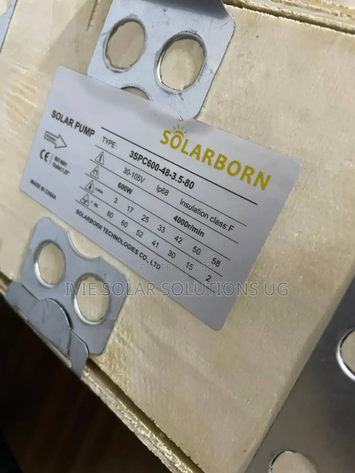 Solarborn Hybrid Solar Water Pump 80m