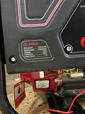 Ed-5400d Keystart Gasoline Generator 3kva