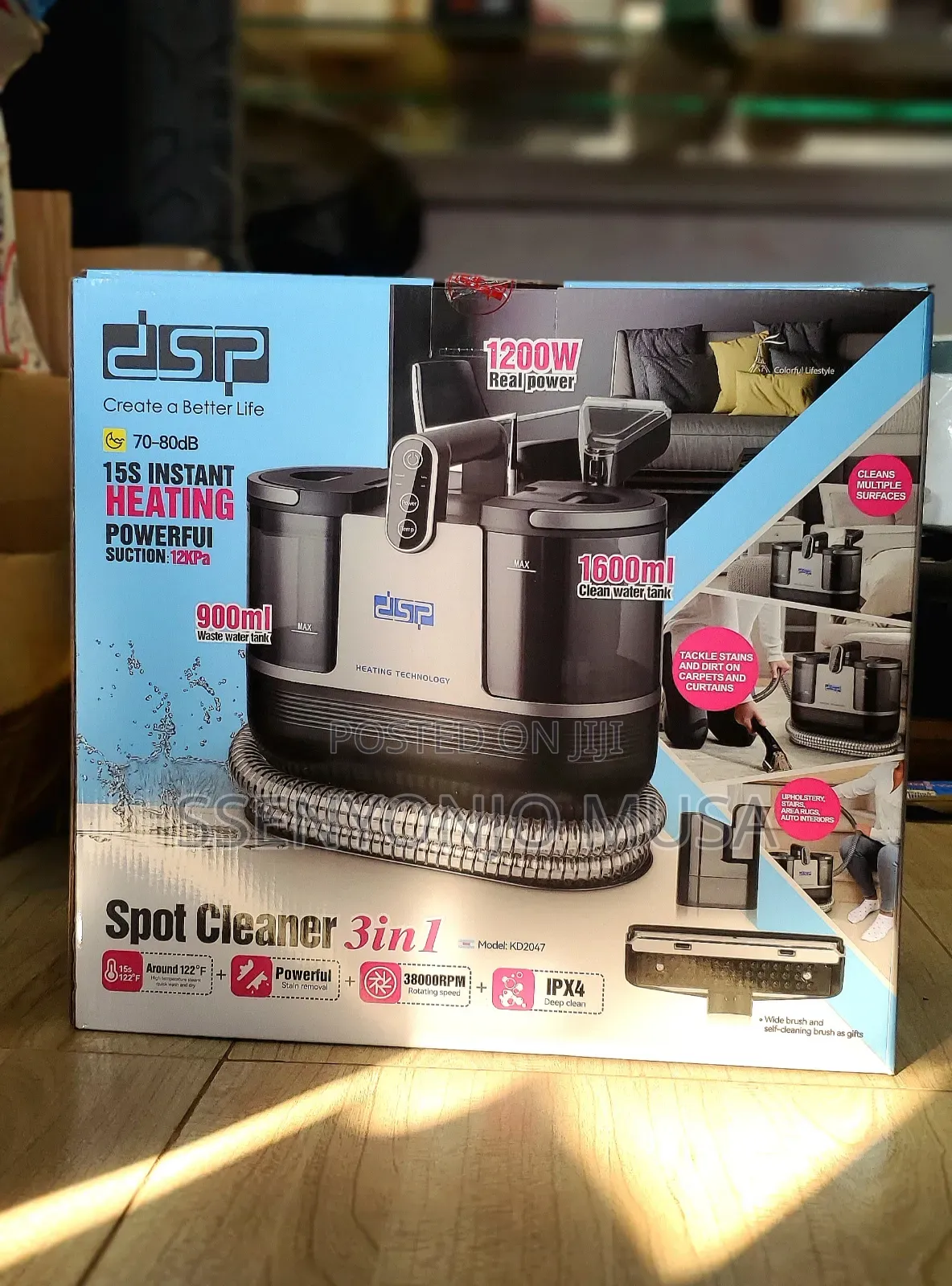 DSP Spot Cleaner - 3-in-1 Powerful Cleaning Solution