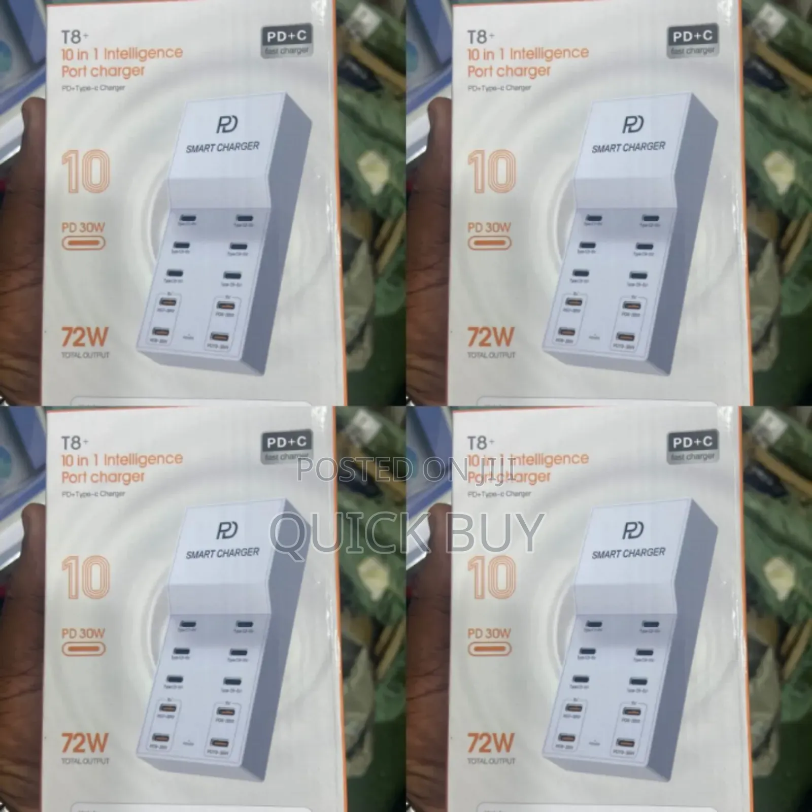 T8 10 in 1 Intelligence Port Charger