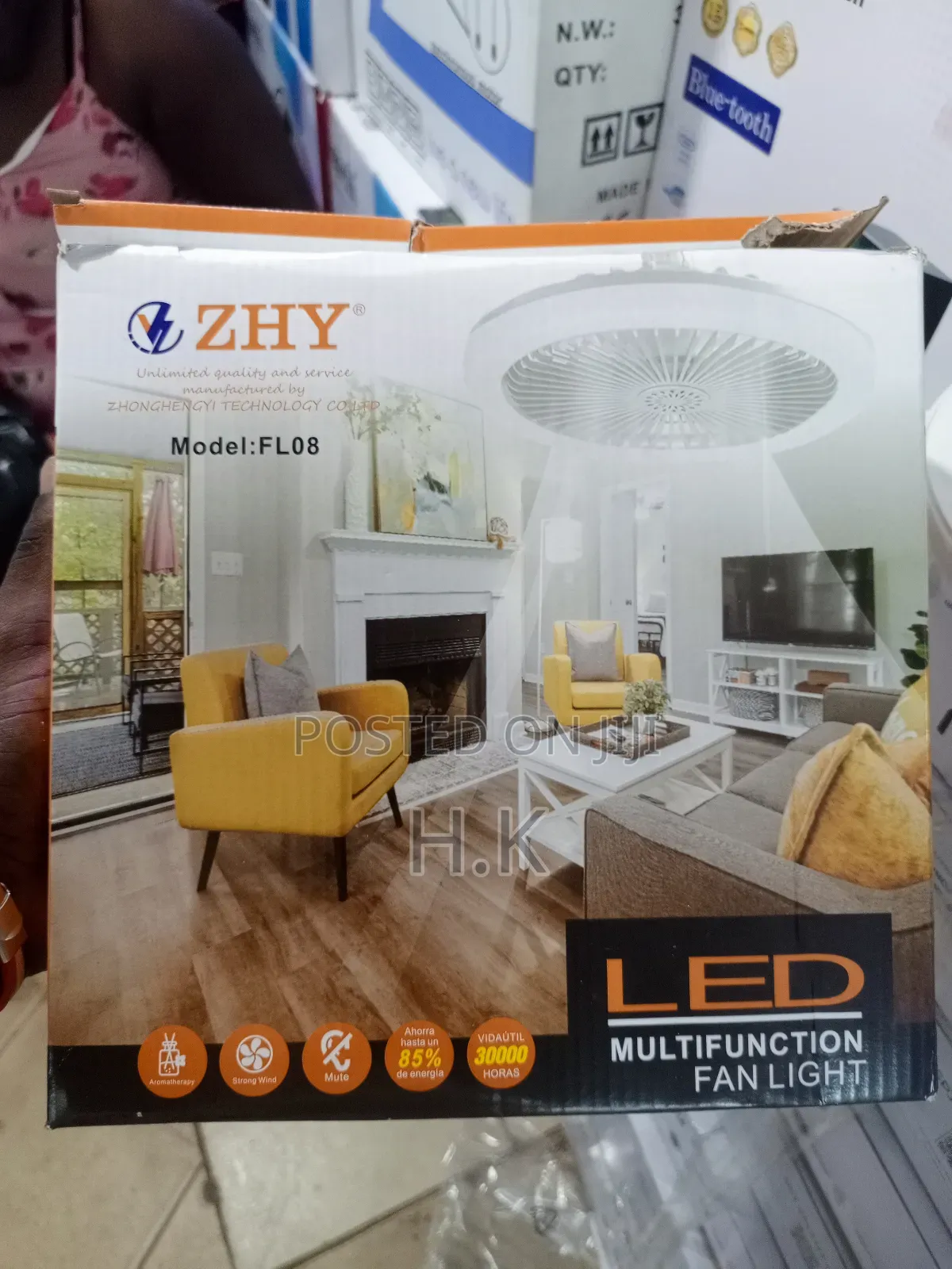 Led Multifunction Fan Light, Model Fl08
