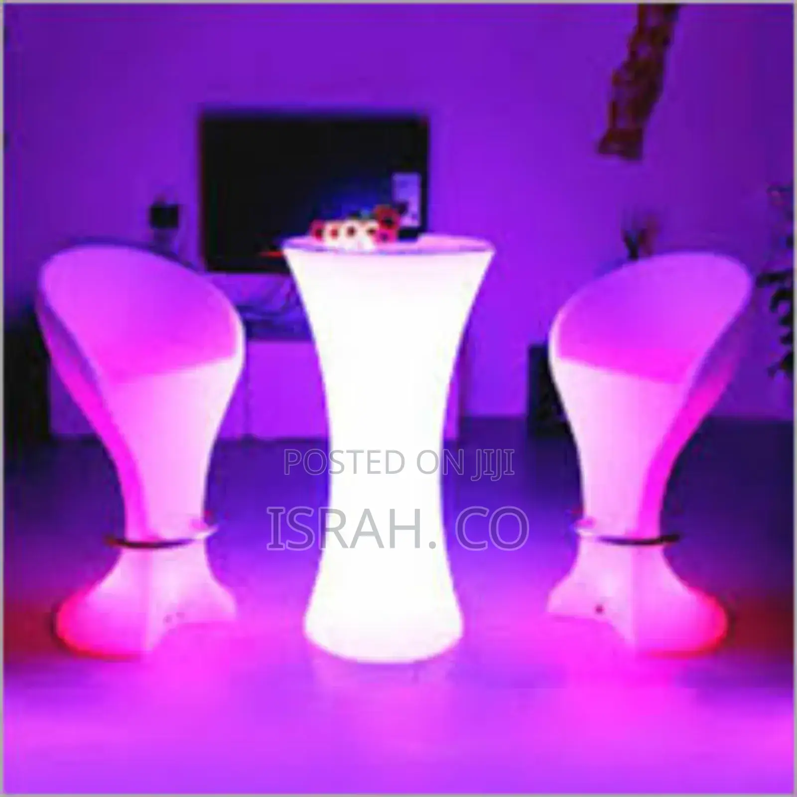 1 Piece Color Changing Led Luminous Waist Bar Cocktail Table