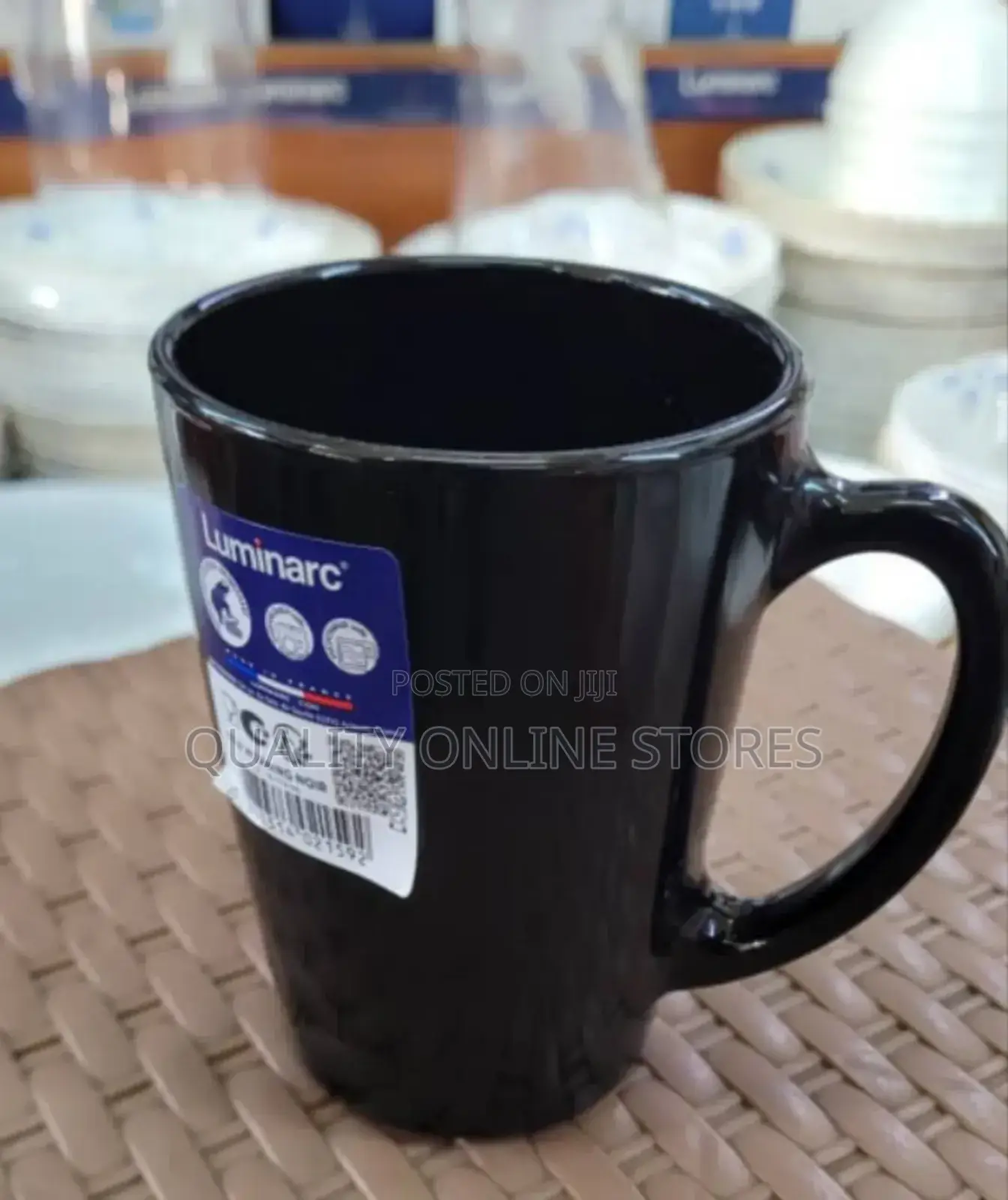 Black Luminarc Cup