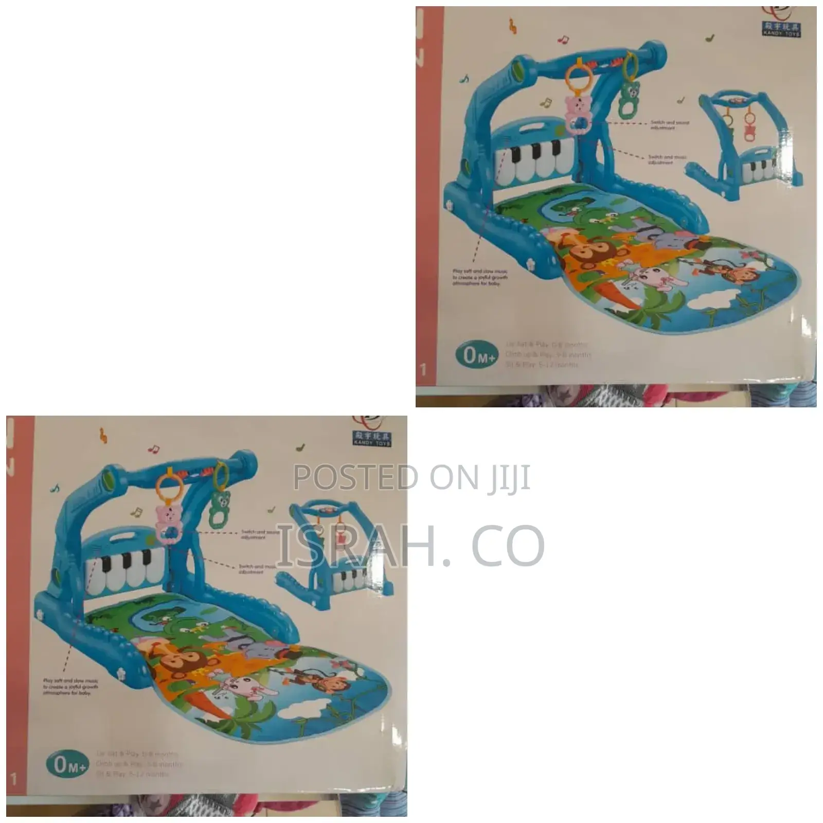 Kick and Play Baby Piano Play Gym Mat