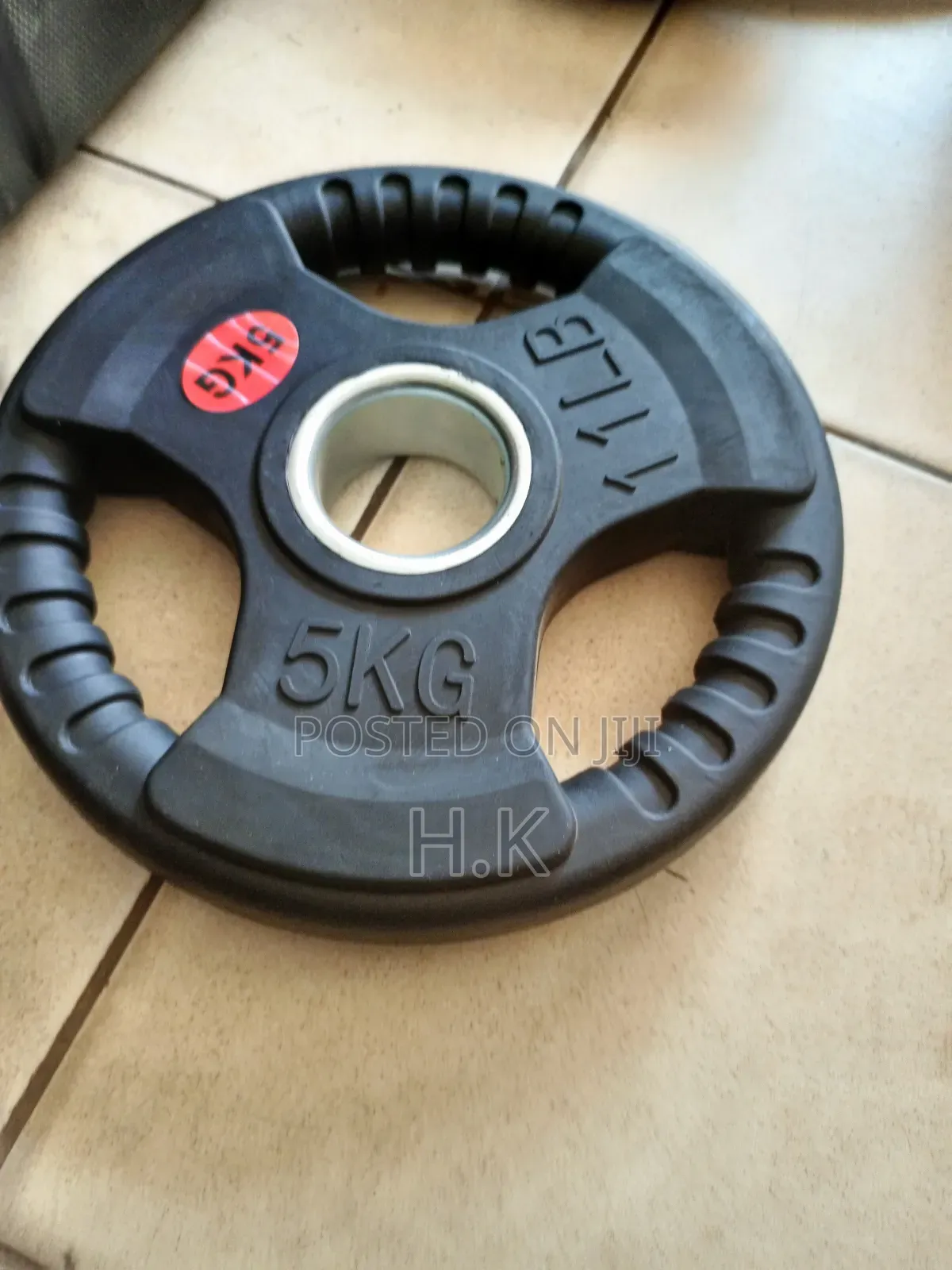 5kg Rubber-Coated Weight Plate