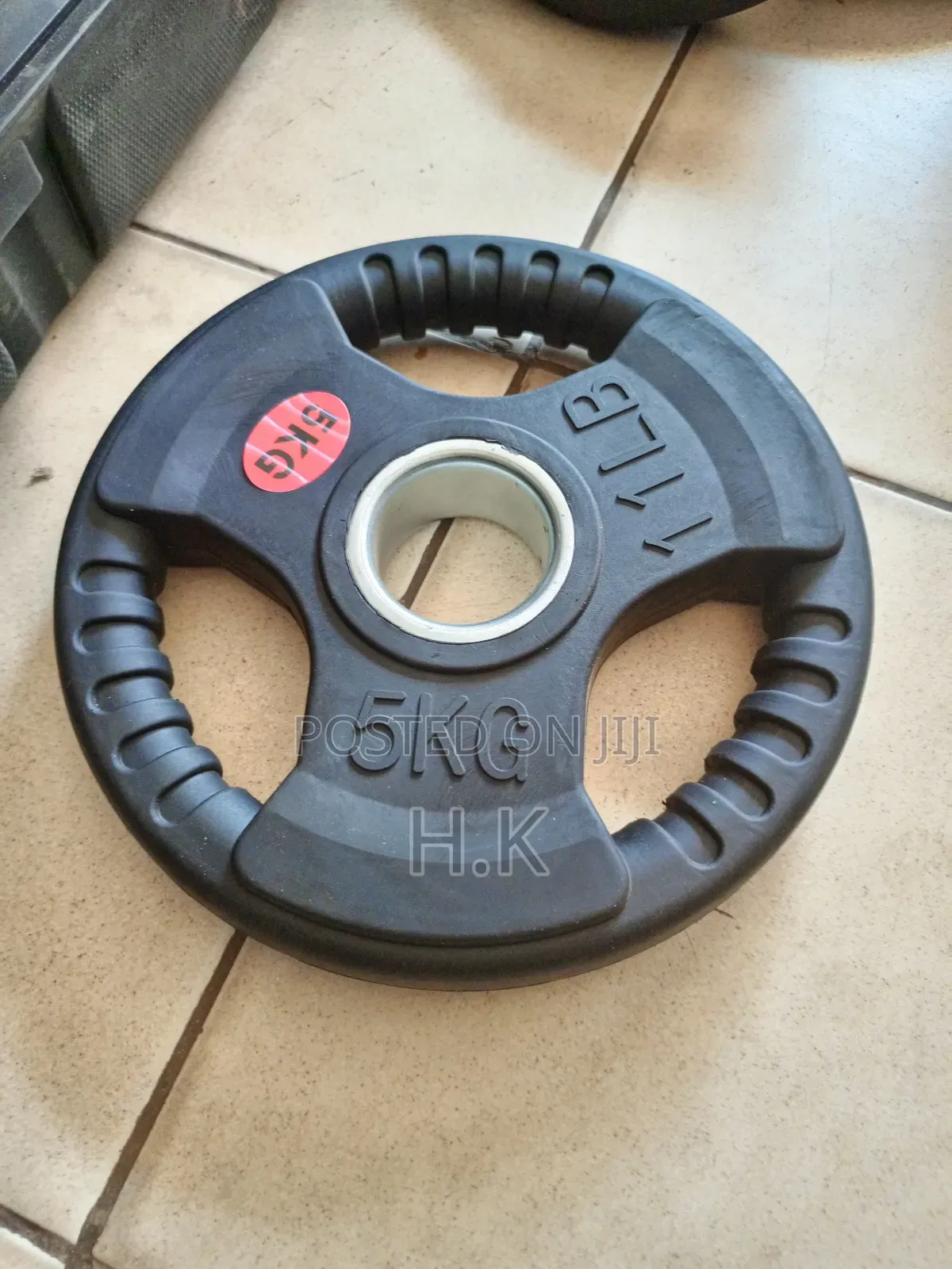 5kg Rubber-Coated Weight Plate