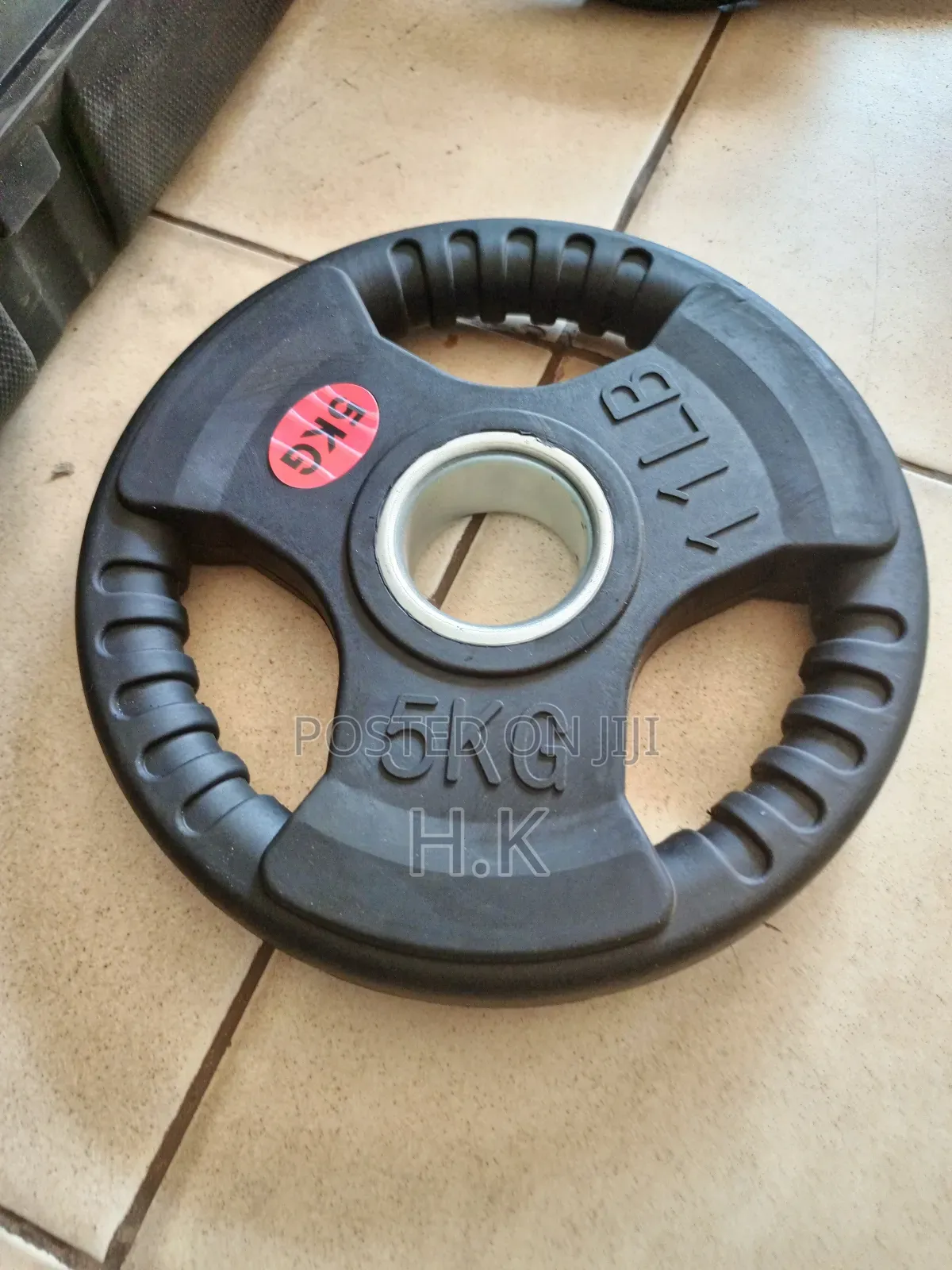 5kg Rubber-Coated Weight Plate