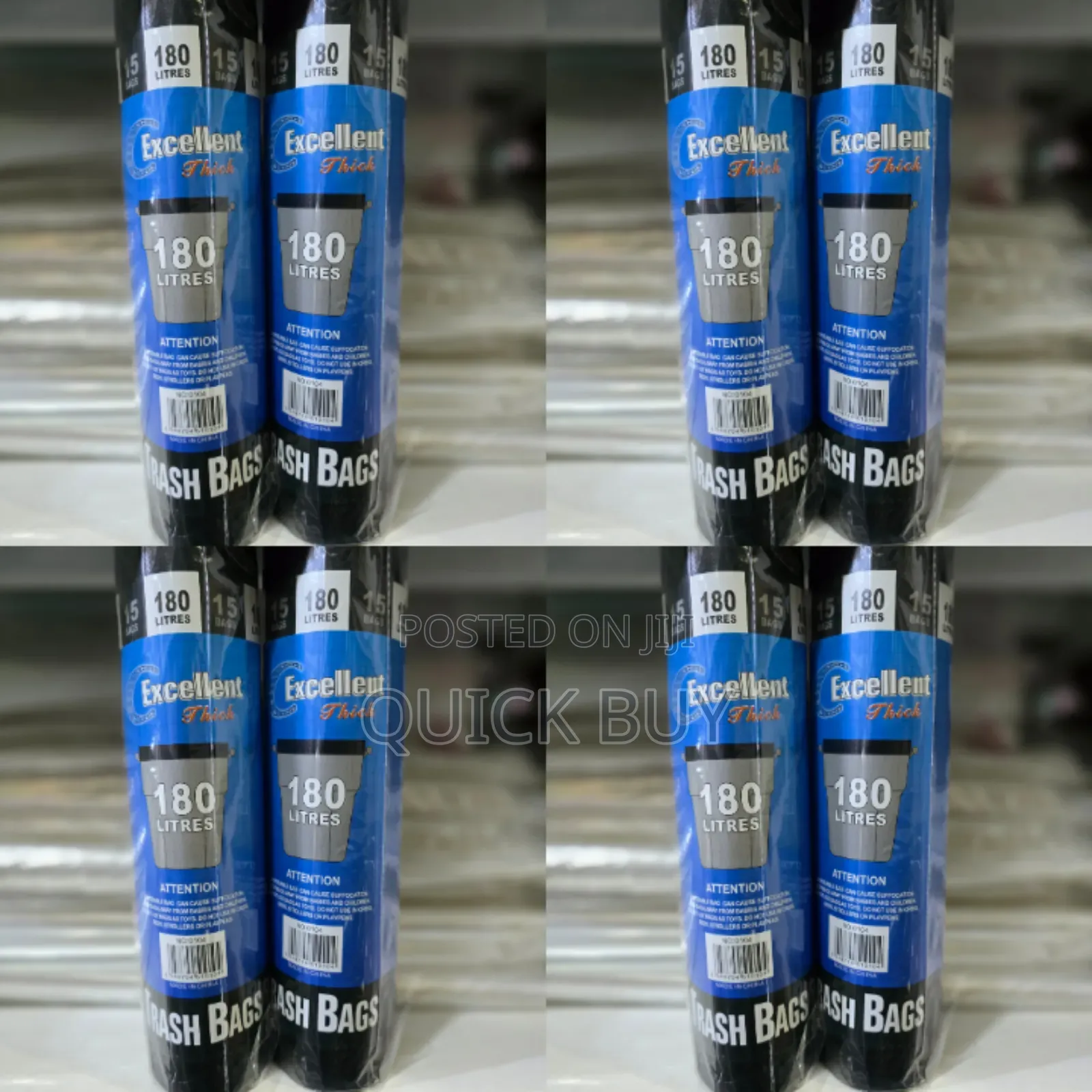 180l Trash Bags -New