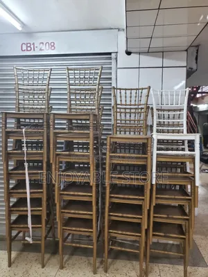 Bamboo Plastic Chairs for Events/Parties/Garden/Restaurant