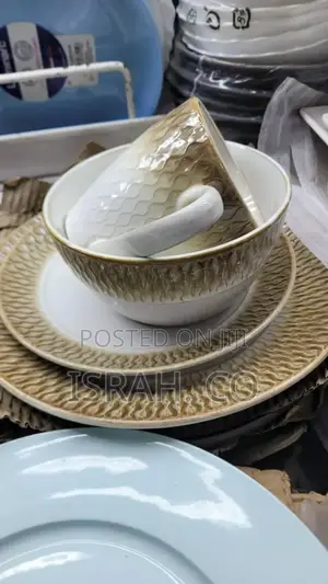 Dinner Set Ceramic Dinner Set Brown