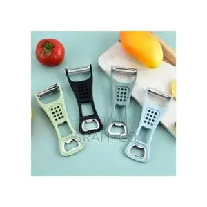 4 In1 Flat Blade Serrated Vegetable and Fruit Potato Peeler