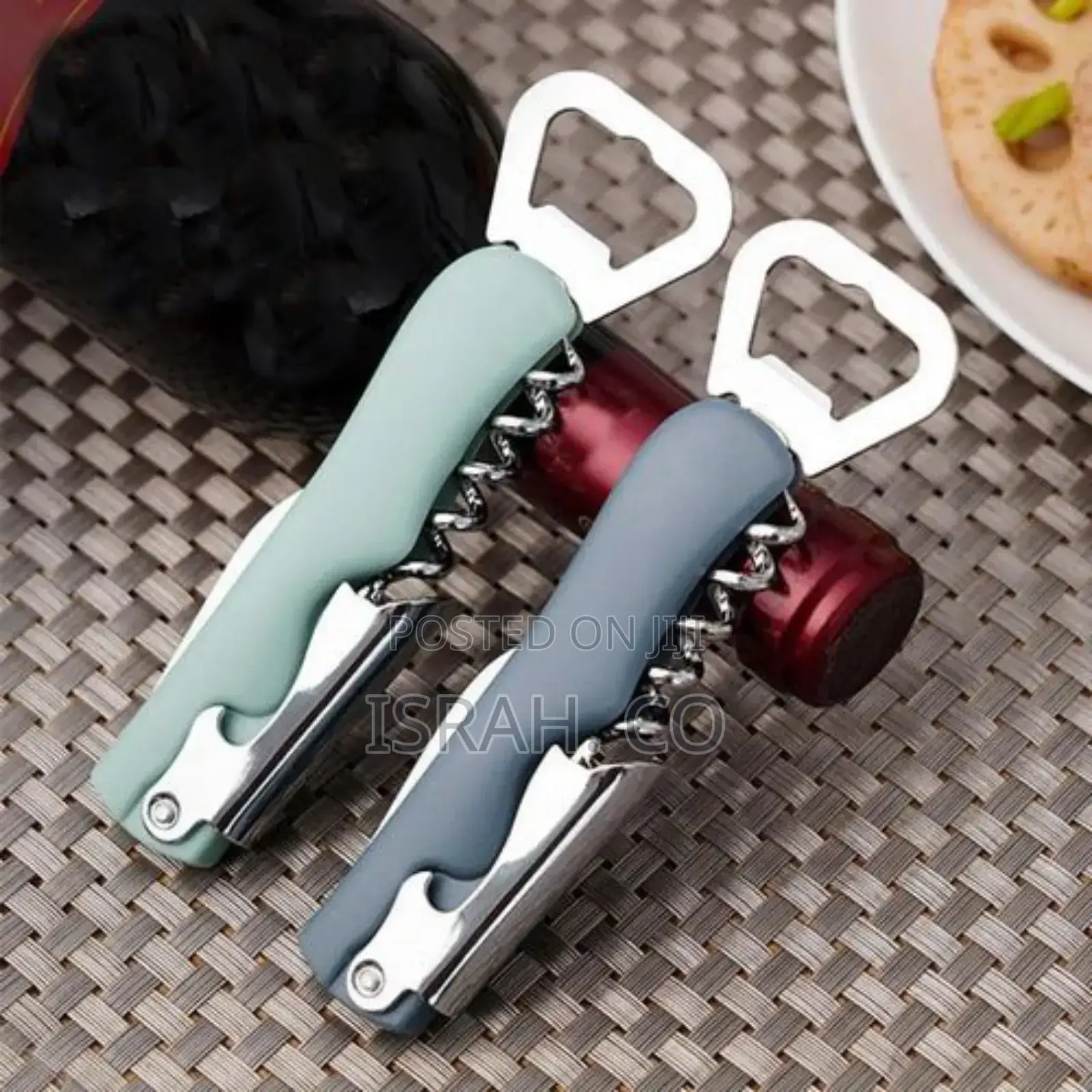 Portable Corkscrew Wine Bottle Opener Stainless Steel Screw